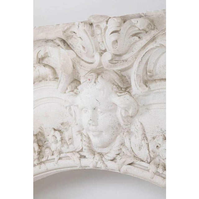 Vintage Louis XV Style Woodwork Style Stucco Panel, 1970s For Sale - Image 3 of 9