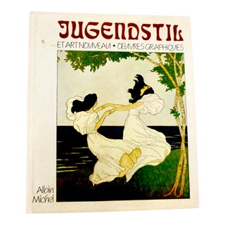 Vintage 1980s Art Nouveau Prints, Illustrations, Posters Book For Sale