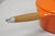 Late 20th Century Mid Century Modern Copco Michael Lax Orange Enameled Cast Iron Saucepan Denmark W / Lid For Sale In Philadelphia - Image 6 of 14