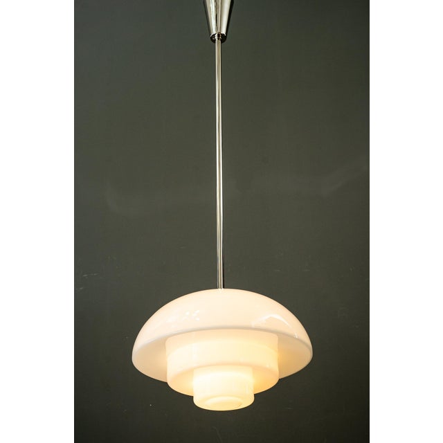 Bauhaus Nickel Pendant, Germany, 1930s For Sale - Image 12 of 14