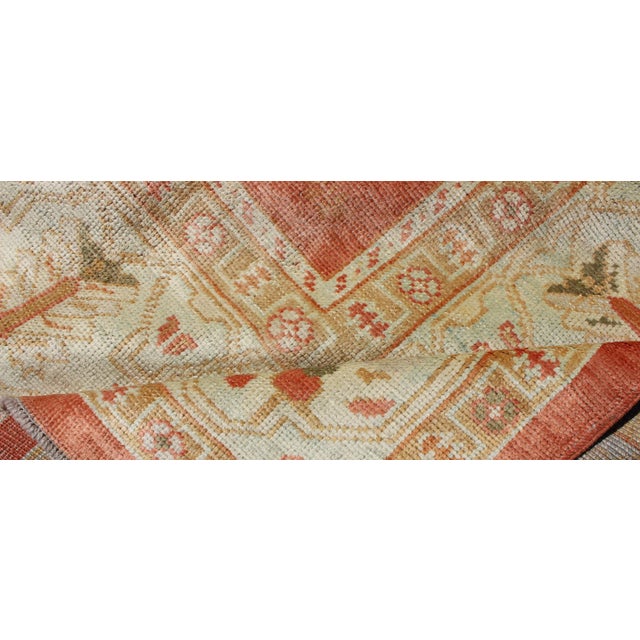 Turkish Oushak Rug With Angora Wool by Keivan Woven Arts 9'10 X 12'10 For Sale - Image 11 of 13