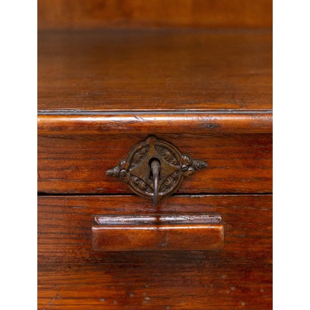 Vintage Office Cabinet with Shutter, 1920s For Sale - Image 4 of 10