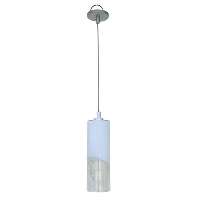 Murano Style Cylinder Pendant Light For Sale - Image 13 of 13