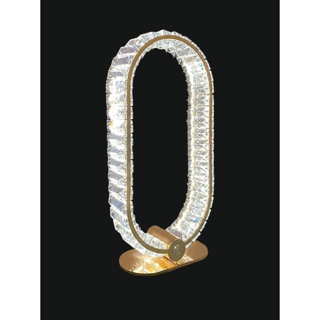 Collection Orione 2.0 Table Lamp in Metal and Crystal by Jago For Sale - Image 4 of 8