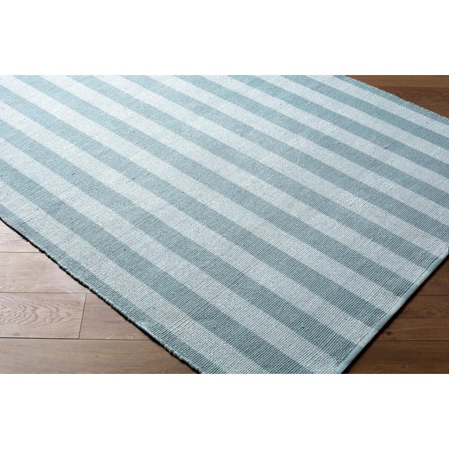 Traditional Harbor Handmade Rug Slate Grey 9x12 For Sale - Image 3 of 4