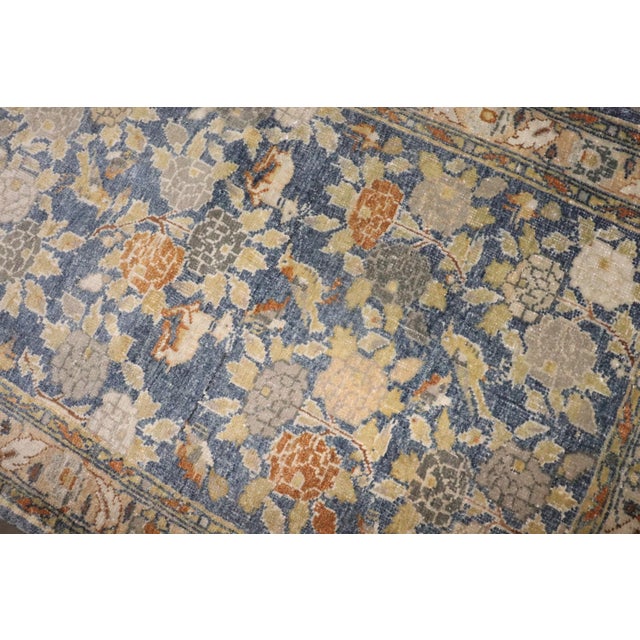 Floral Persian Kazvin Mini Rug no. j4347 For Sale - Image 4 of 6