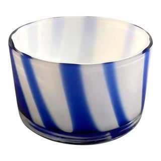 Tom Ford for Gucci Murano Blue and White Bowl For Sale
