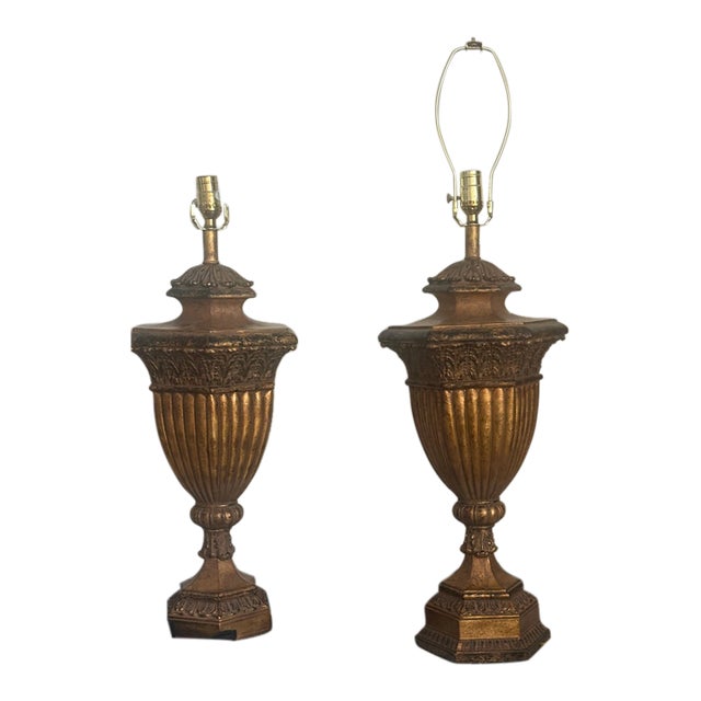 Fine Art Lamps Castille Gold Table Lamps Table Lamps; Pair For Sale