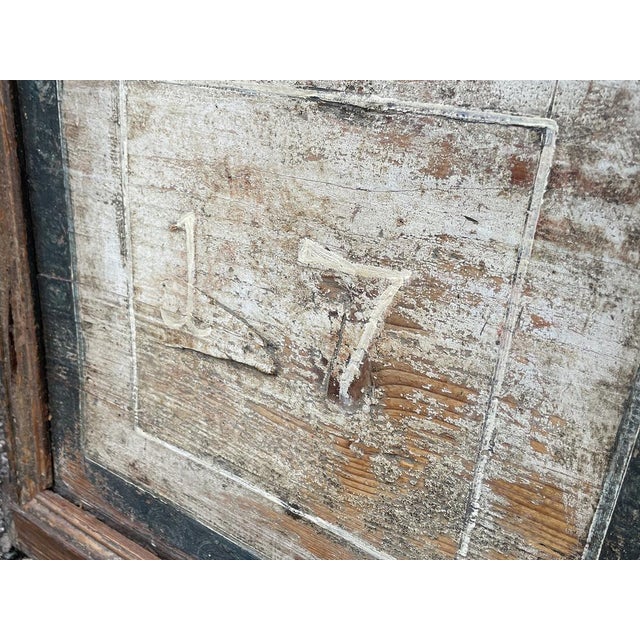 Antique Painted Chest, 1773 For Sale - Image 10 of 12