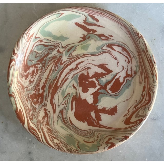 Hand Made French Artisanal Pottery Catchall / Coaster For Sale - Image 4 of 6