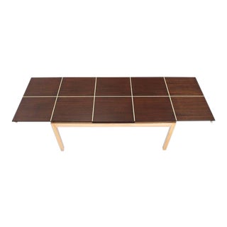 Tommy Parzinger Dining Table With Two Leaves For Sale