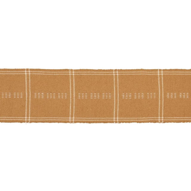 2020s Sample - Schumacher Ayan Tape Trim In Ochre For Sale - Image 5 of 5