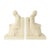 Crackle Glaze Ceramic Bookends from Ceramique De Bruxelles, Set of 2 For Sale