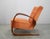 Brown Tank Armchair in Laminated Bentwood attributed to Miroslav Navratil, 1930s For Sale - Image 8 of 15