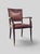 Mid-Century Italian Leather Desk Armchair by Vittorio Dassi, 1950s For Sale - Image 14 of 16