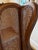 Traditional Early 20th Century Wing Back Cane Backed Rocking Chair With New Upholstery For Sale - Image 3 of 12