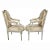 Cream Louis XVI Painted Fauteuil by Claude Sene - a Pair For Sale - Image 8 of 13
