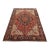 Heriz Rug 9'9'' X 12'10'' Red Wool Vintage Traditional Hand-Knotted Carpet For Sale