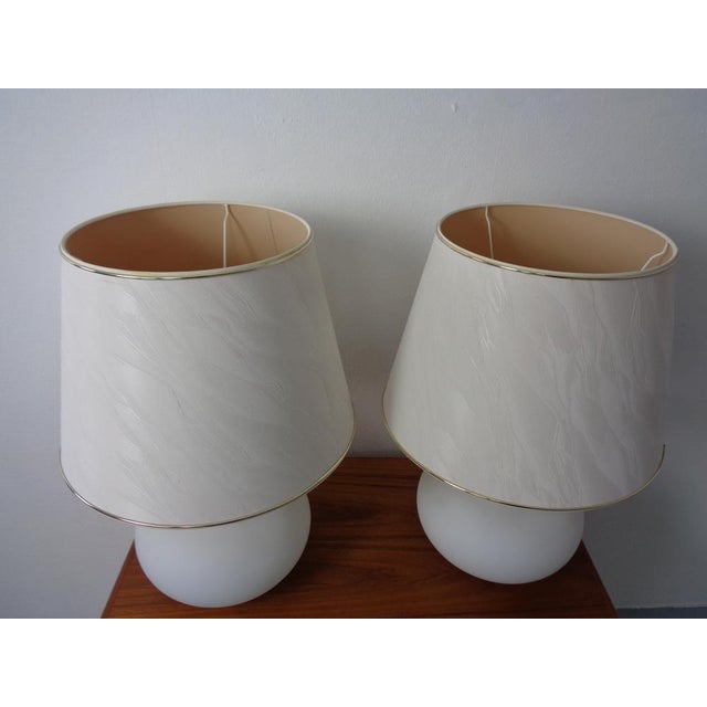 Opaline Glass Table Lamps from Glashütte Limburg, 1960s, Set of 2 For Sale - Image 10 of 18