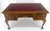 Carved Mahogany Leather Top Ball & Claw Writing Table Executive Desk MINT! For Sale - Image 11 of 18