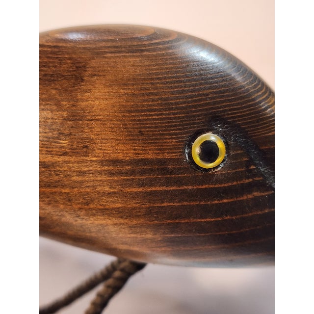 Hand Carved Wood Goose Wagon by Pruitt"s Place For Sale - Image 11 of 11