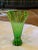 1970s Handkerchief Shaped Eastern Art Glass Vase in Green For Sale - Image 5 of 5