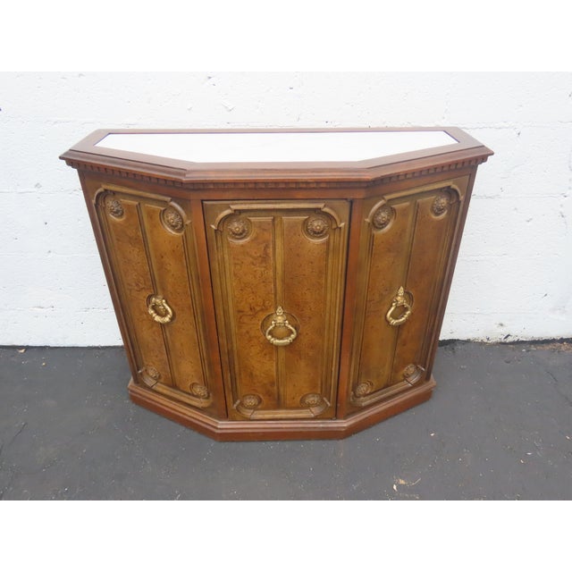 Hollywood Regency Small Console Cabinet 6647 For Sale - Image 16 of 17