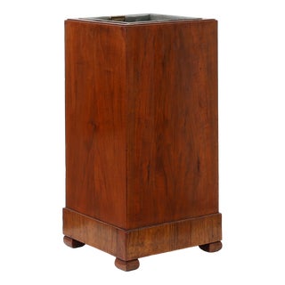 Art Deco Wooden Umbrella Stand, Italy, 1920s For Sale