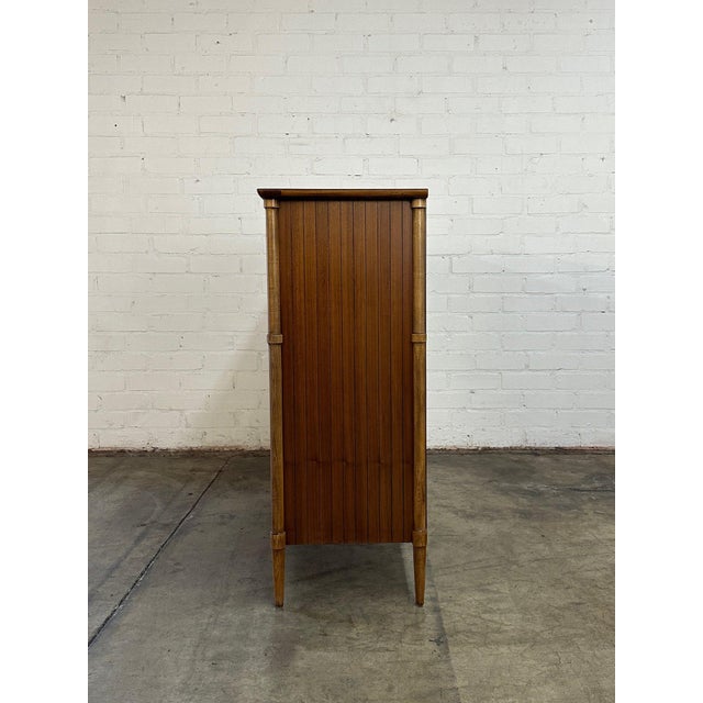 Brown 1960s Lane Highboy Dresser For Sale - Image 8 of 12