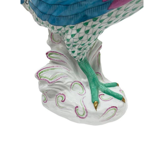 Large Porcelain Rooster from Herend, Hungary, 1960s For Sale - Image 6 of 10