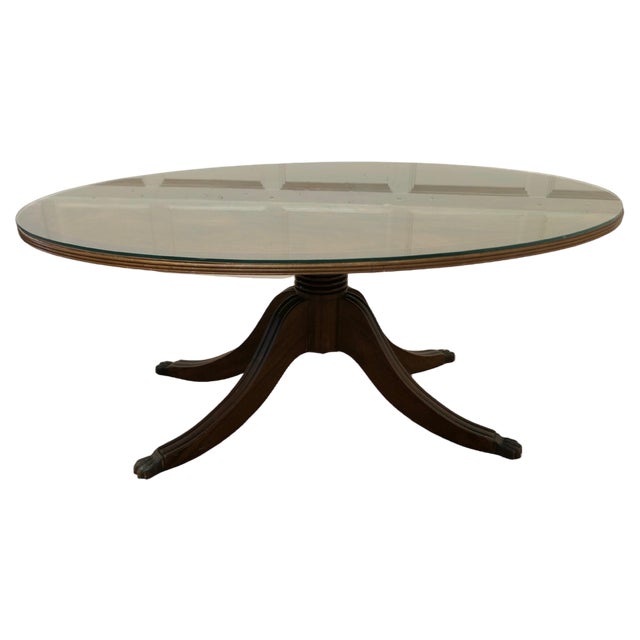 Large Regency Coffee Table, 1960s For Sale