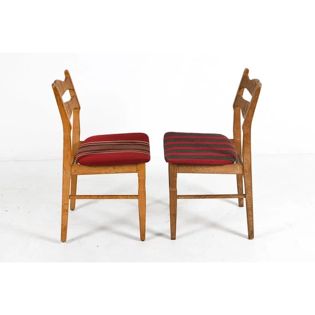 1970s Vintage Danish Oak Dining Chairs by Henning Kjærnulf for Eg Møbler, Set of Six For Sale - Image 9 of 12