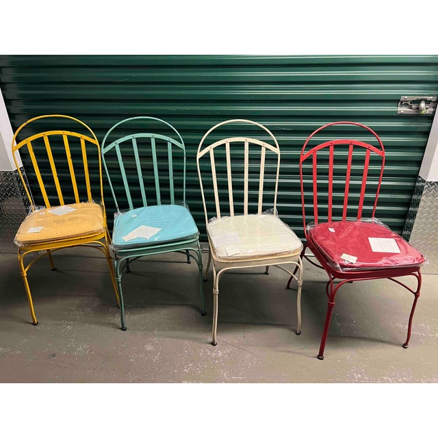 Vintage Pottery Barn Outdoor Bistro Chairs For Sale - Image 9 of 10