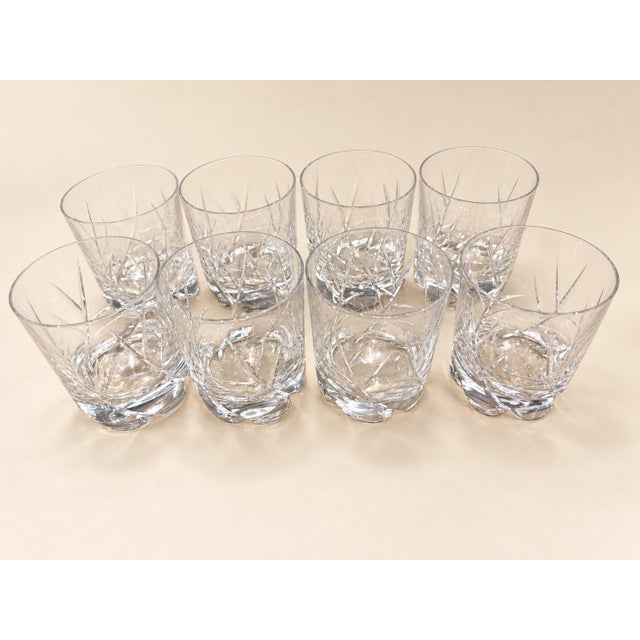 Cut Crystal Port Glasses by Jean Daum, 1890s, Set of 8 For Sale - Image 6 of 6