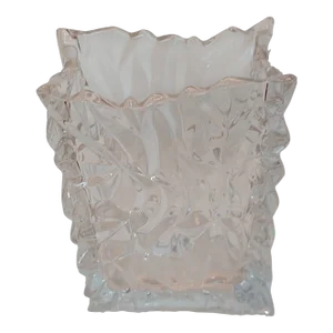 Late 20th Century Rosenthal Studio Line Heavy Crystal Vase