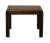 ALTAVISTA LANE Solid Walnut Rustic Americana 30x22" Accent End Table w. Glass Top 22.25" High 30.25" Wide 22.25" Deep We...