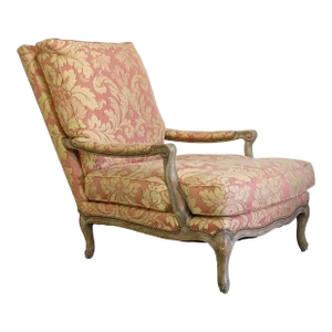 Louis XV Style Upholstered Lounge Chair
