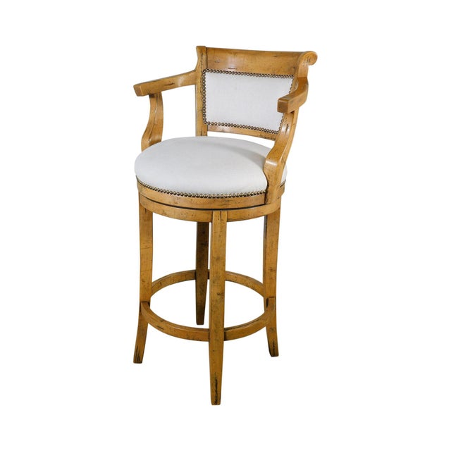 Guy Chaddock Swivel Bar Stool Chairish