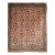 Vintage Persian Qum Area Rug, Handwoven Wool, Allover Geometric Design For Sale