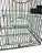 Vintage Architectural Metal Birdcage With Green Patina Roof For Sale - Image 10 of 11