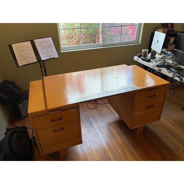 Mid-Century Modern Mid-Century Auricon Hollywood Studio Desk For Sale - Image 3 of 6