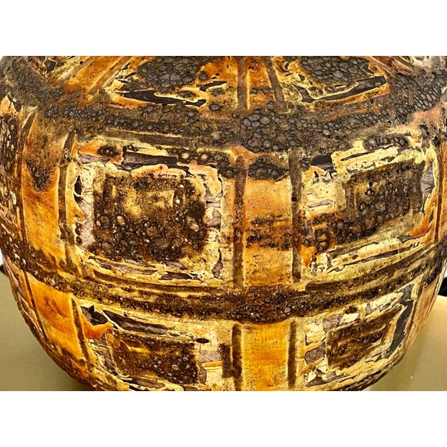 1960s Ceramic Volcanic Lava Lamp For Sale - Image 9 of 13