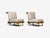 Charlotte Perriand, Rare 'La Cachette' Lounge Chairs, Oak, Fabric, France, 1960s For Sale - Image 4 of 18