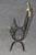 Metal Maison Jansen Attributed Brass & Metal Rams Head & Hoofed Magazine Rack For Sale - Image 7 of 10