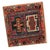 Brown Antique 1920s Handmade Oak Wood Spanish Colonial Revival Arts & Crafts Footstool W/ Hand-Knotted Rug Seat For Sale - Image 8 of 17
