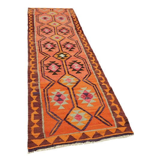 Vintage Kilim Runner Rug For Sale