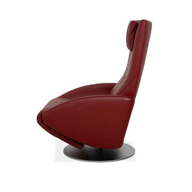Mate Armchair in Leather from FSM For Sale - Image 12 of 13