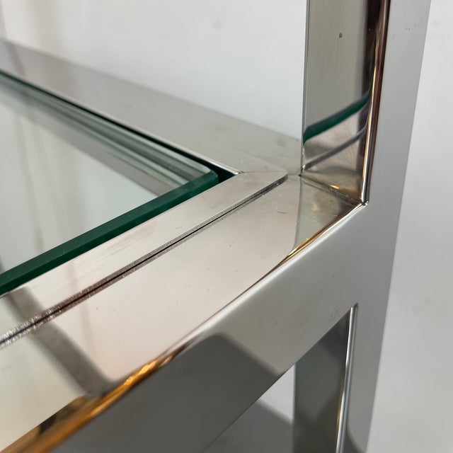 Side Table from Belgo Chrome, 1980s For Sale - Image 6 of 11