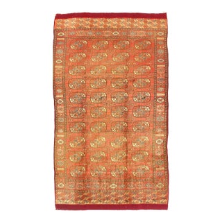 Pasargad DC Fine Hand Knotted Vintage Turkman Rug For Sale