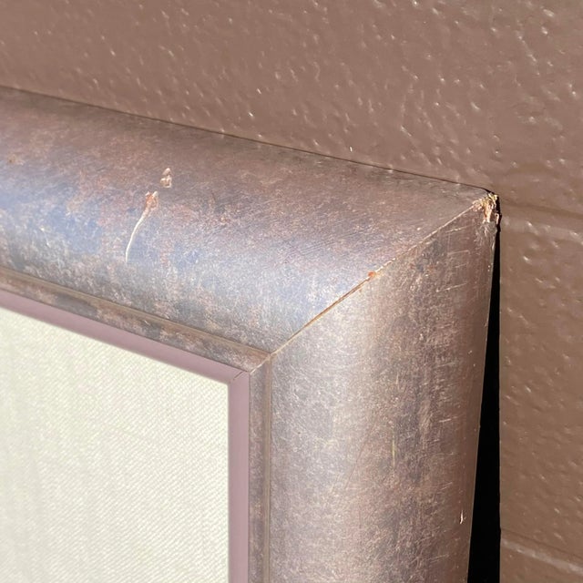 Light Gray "Striding Moon" Signed Original Monoprint by Robert Alan DeVoe C. 1987 For Sale - Image 8 of 12